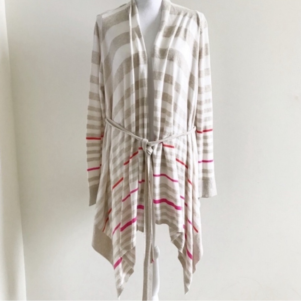 Moth Anthropologie asymetrical belted cardigan M